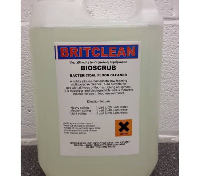 Bioscrub Floor Cleaner for Scrubber Dryers